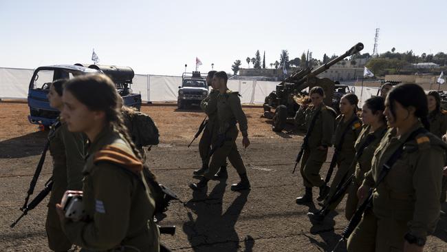 IDF soldiers, displaying their weaponry for its operation in Lebanon in late December, must be ready to launch pre-emptive and preventive attacks. Picture: Getty Images