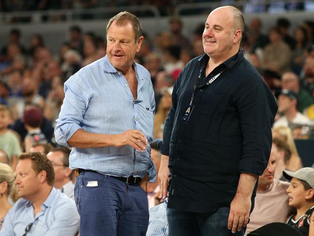 Craig Hutchison (R) is already invested in two Australian sports teams. Picture: Michael Klein