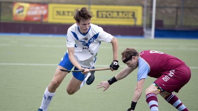 Player of the match Tyler Newell of Saints. Picture: Renae Droop