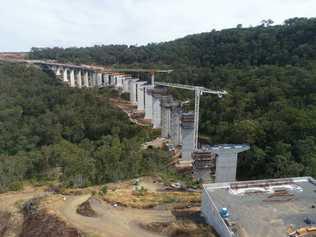 work on the Toowoomba Second Range Crossing, June 2018