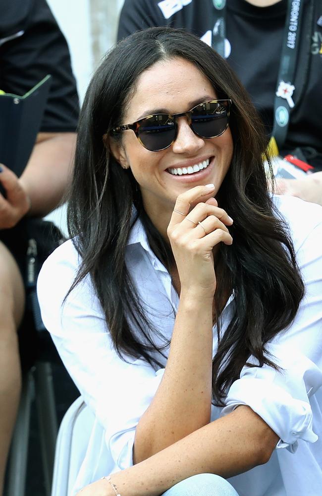 Meghan Markle also sticks to nude nails. Picture: Chris Jackson/Getty Images