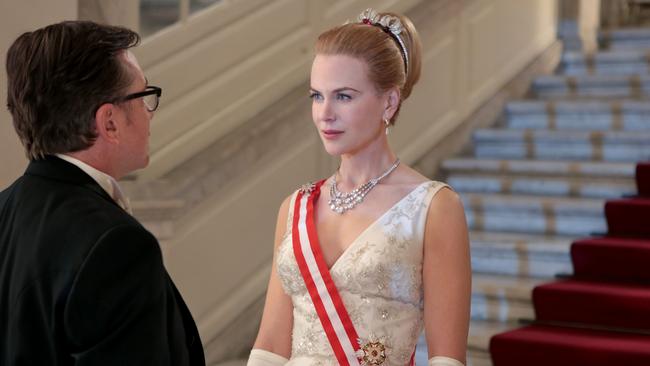 Nicole Kidman playing actor turned princess Grace Kelly in a scene from the film Grace of Monaco. Picture: Supplied