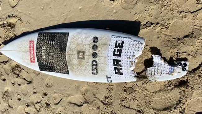 Kai McKenzie’s severed leg washed up on North Shore beach a short time after the attack and was retrieved by locals who put it on ice. Photograph: NSW Police