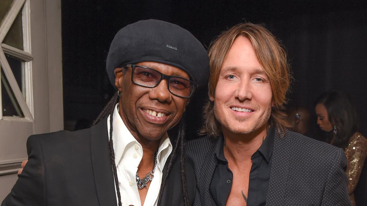 Nile Rodgers and Keith Urban have a longstanding relationship. Picture: Jason Kempin/Getty Images for NMAAM