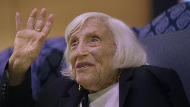 Marthe Cohn, resistance fighter and Holocaust survivor, in 2019. Picture: Getty Images