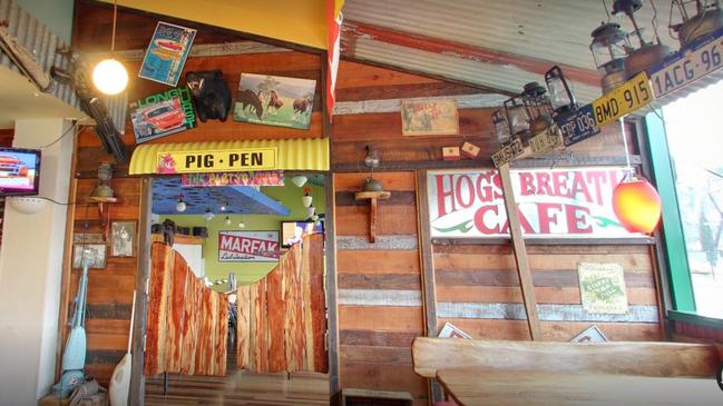 The list of venues fined in the last 12 months includes Hogs Breath Cafe in St Marys.