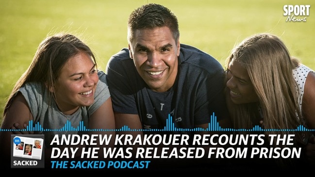 SACKED: Krakouer recounts the day he was released from prison