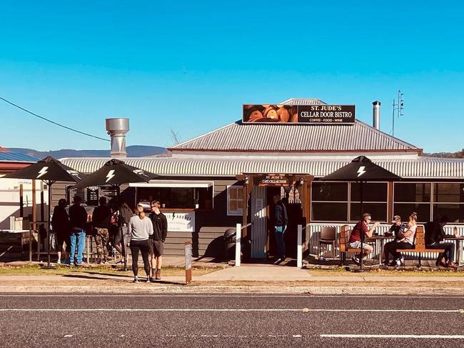 St Jude's Cellar Door and Bistro off the New England Highway at Ballandean in on the market for $75,000 plus stock. Photo: Facebook