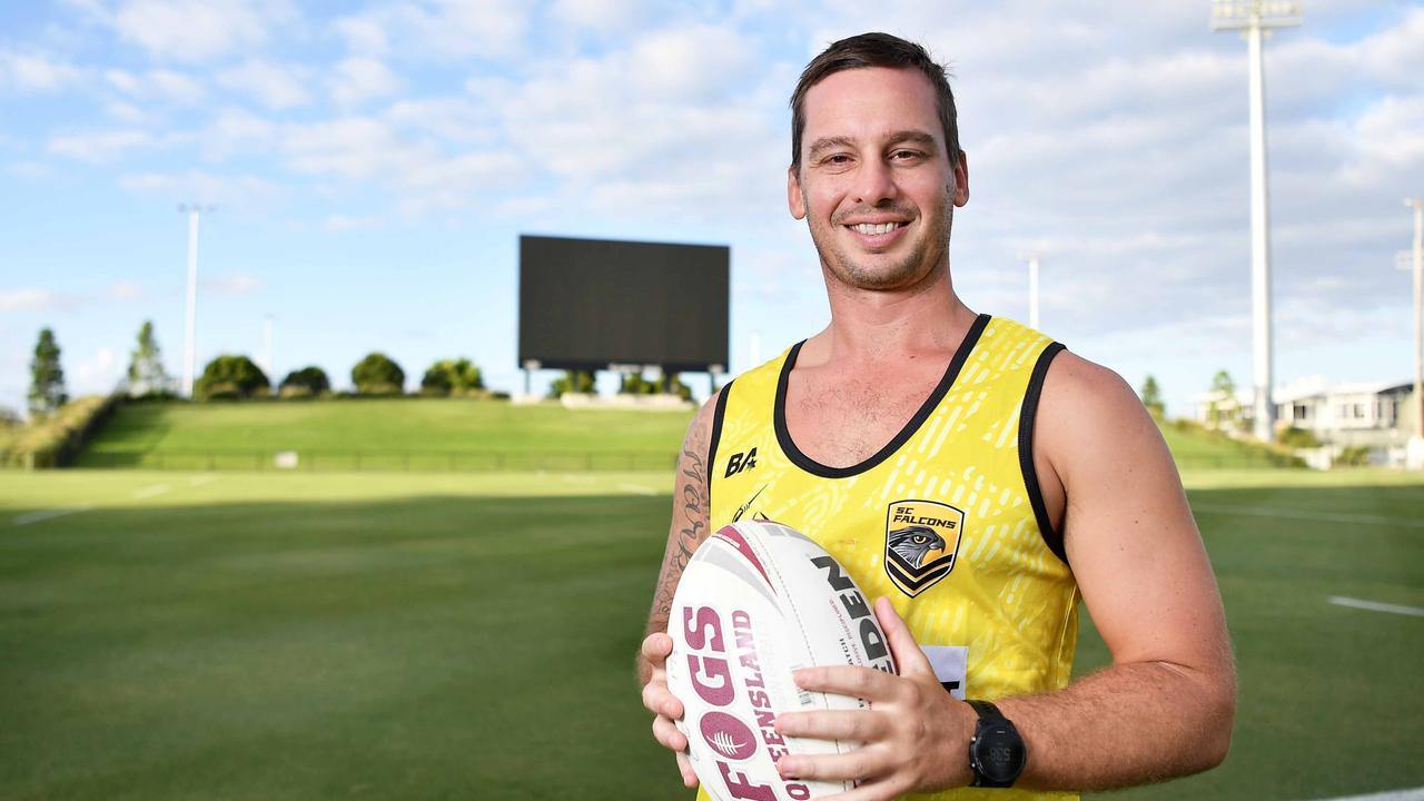 Sunshine Coast Falcons under-17 head coach Tim Baldwin. Picture Patrick Woods.