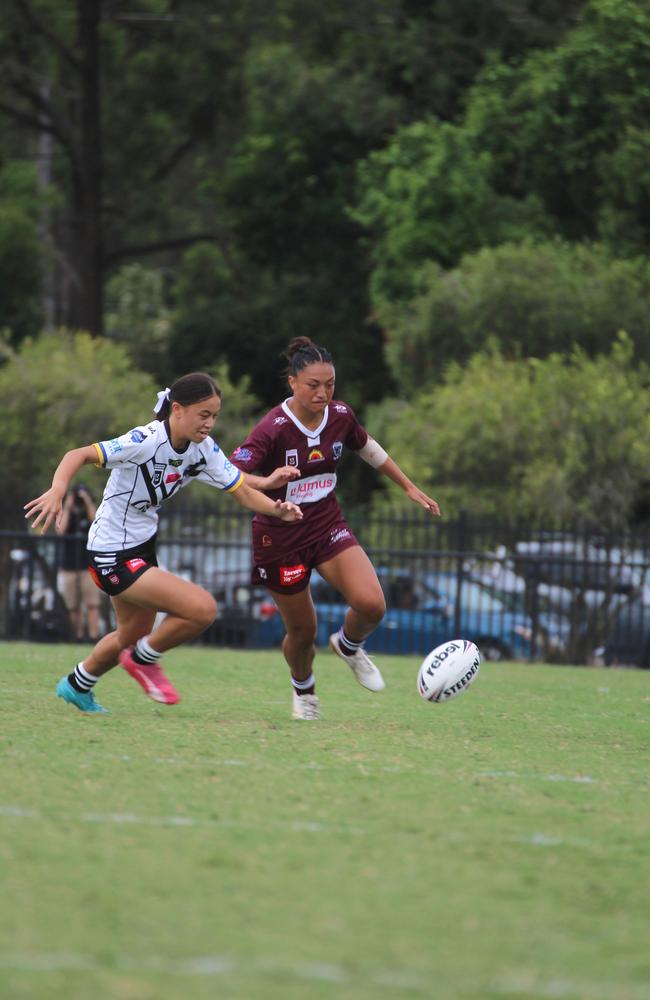 Harvey Norman under-17s rugby league action.