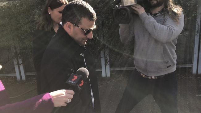 Rami Abdallah leaving court after a previous hearing