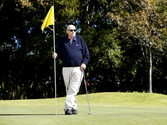 Marrickville Golf Club president Eddie Lakiss has vowed to fight proposals to transform, or reduce, the size of the Marrickville course. Picture: John Appleyard