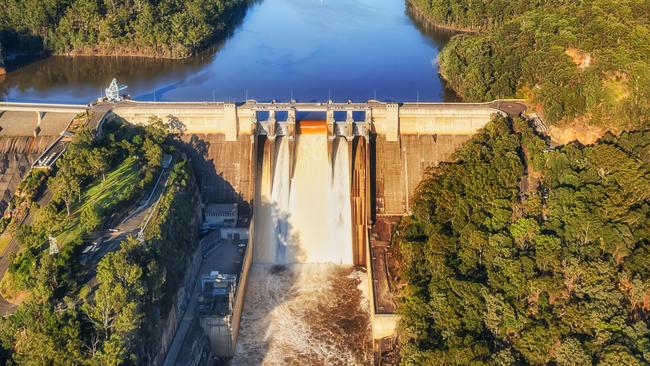 Opinion is split over whether Warragamba Dam will overflow. Picture: Taras Vyshnya