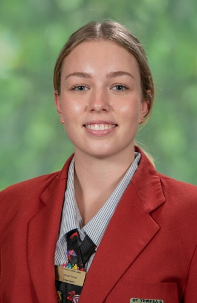 St Teresa‘s Catholic College Captain Raquel Trevail.