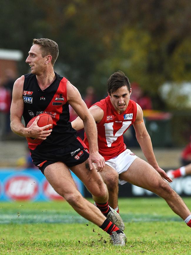 Chris Schmidt will make his return for West Adelaide. Picture: Roger Wyman