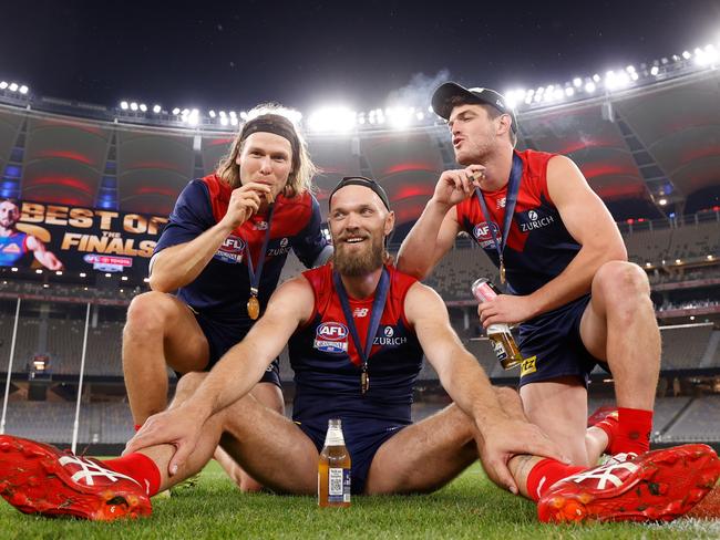 The 2021 premiership player is helping push the next wave at the club. Picture: Getty Images