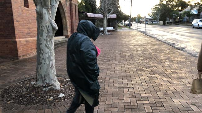 Louise Lyel leaves Nowra Local Court after sentencing.