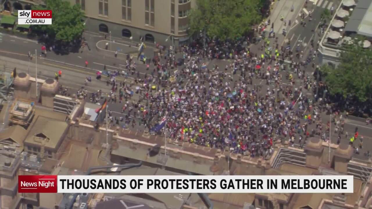 Thousands Of Protesters Gather In Melbourne | News.com.au — Australia’s ...