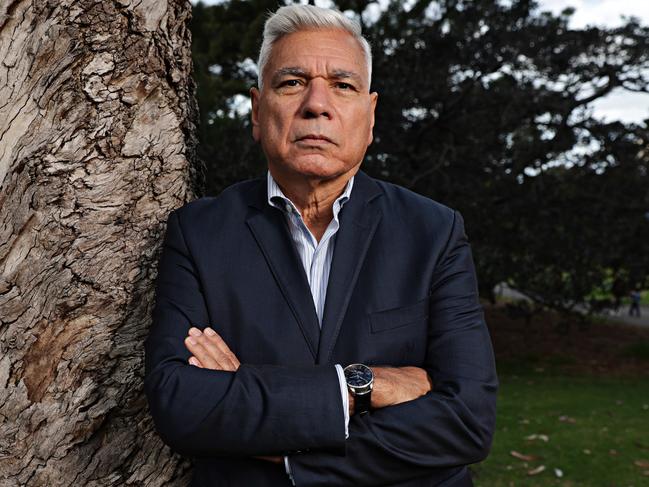 Warren Mundine in the Domain in Sydney. Picture: Adam Yip