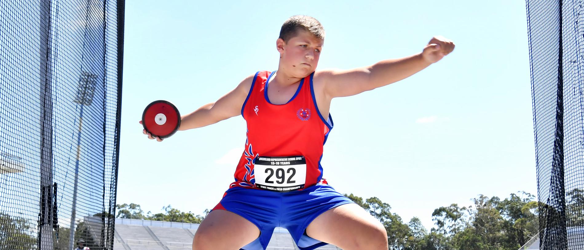 Queensland Representative School Sport track and field championships in Brisbane. Saturday October 12, 2024. Picture, John Gass
