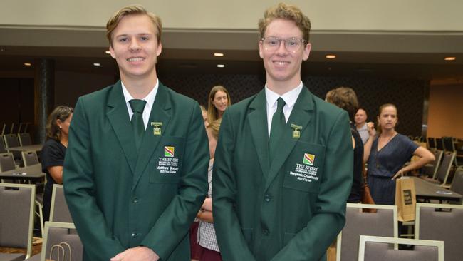 Ben Crosthwaite and Matthew Gregory from The Rivers Secondary College.