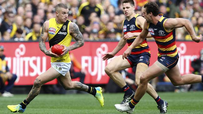 Can Dustin Martin repeat his incredible 2017 form next year? Picture: Sarah Reed