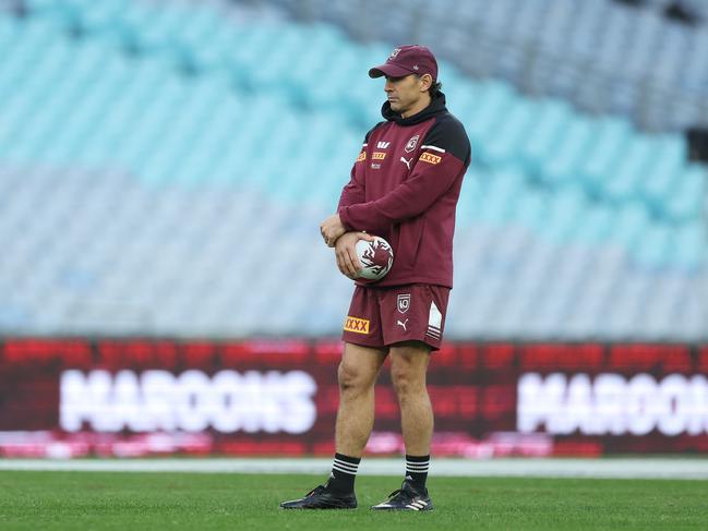 What Queensland spirit? 40% of Billy Slater’s Maroons squad were born outside of the Sunshine State. Picture: Getty Images