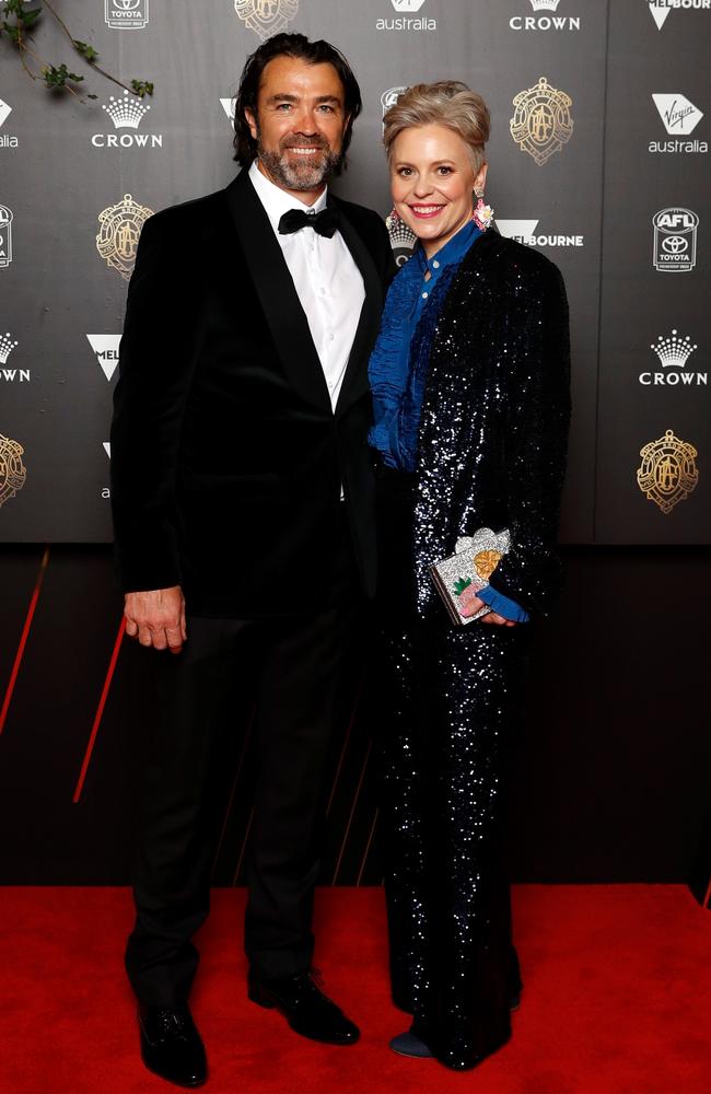 Chris Scott and Sarah Scott. Picture: Getty