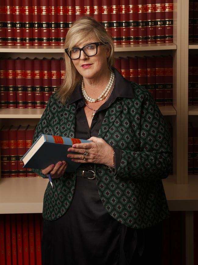 Barrister Caroline Graves in Hobart. Caroline has represented Charlie Read son of Mark 'Chopper' Read. Picture: Nikki Davis-Jones