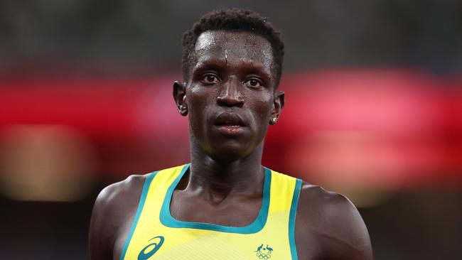 Peter Bol’s run for gold in the 800m final at the Tokyo Olympics was watched by 3 million viewers on Channel 7. Picture: Cameron Spencer/Getty Images