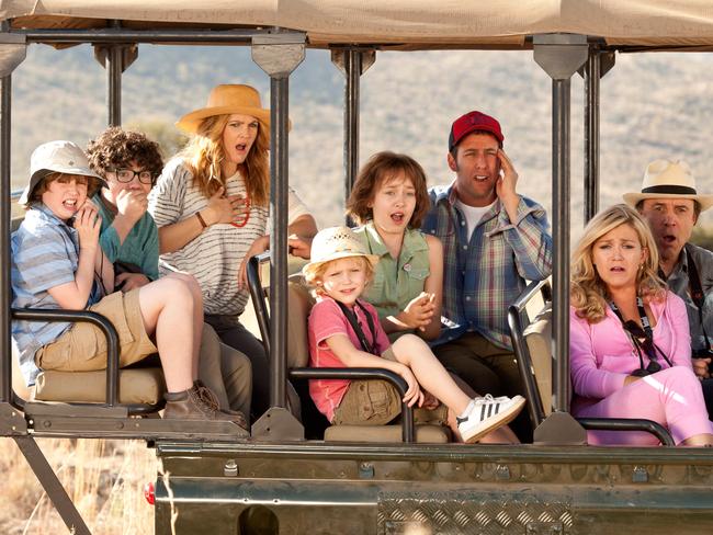 South Africa provides some shocks for the two families in<i> Blended</i>.