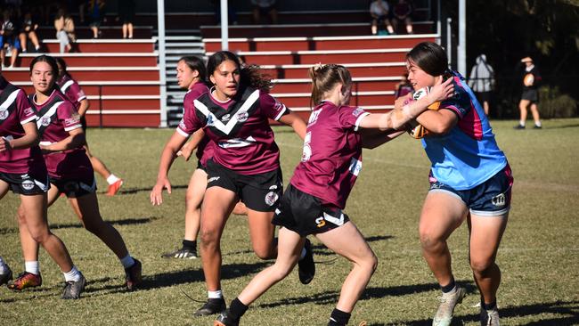 Marsden State High School Year 9/10 division 1 schoolgirls in action during the season.