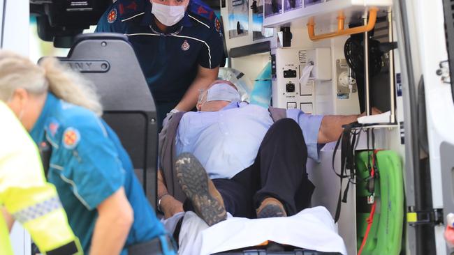 Gold Coast man Graham McKerlie, 78, was kicked off an interstate bus at the Griffith St, Coolangatta border checkpoint and told he would have to quarantine for 14 days. Picture: SCOTT POWICK