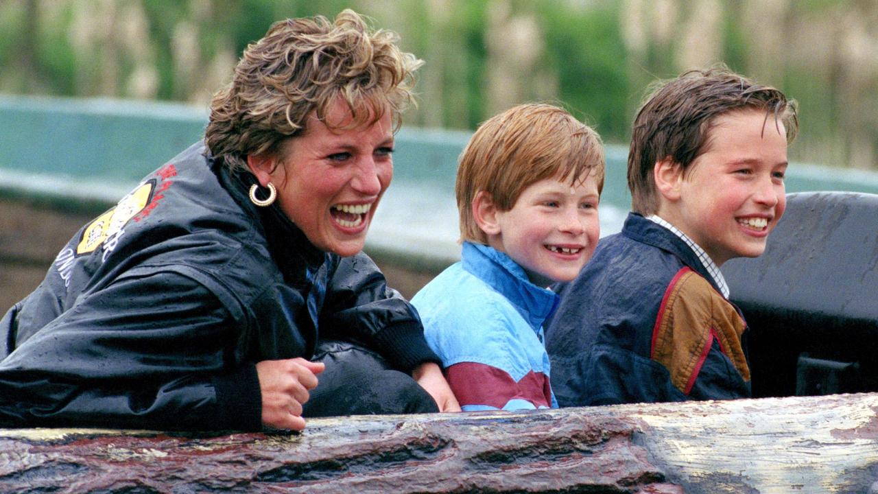 Diana, Princess Of Wales, with Prince William and Prince Harry. Picture: Julian Parker/UK Press via Getty Images.