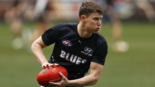 Sam Walsh could be a forward in KFC SuperCoach by next week. Picture: Darrian Traynor/Getty Images