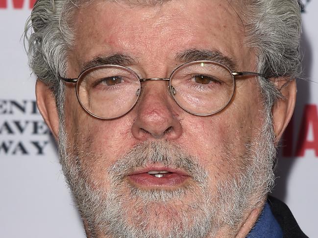 SANTA BARBARA, CA - DECEMBER 06: Director George Lucas (R) and wife Mellody Hobson attend the 'Selma' and the Legends Who Paved the Way gala at Bacara Resort on December 6, 2014 in Goleta, California. (Photo by Jason Merritt/Getty Images)