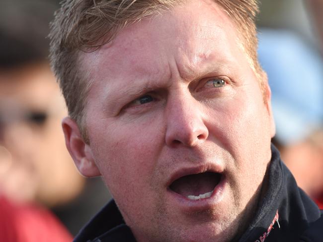 VFL: Casey Scorpions v Werribee at Casey Fields. Casey Scorpions coach Justin Plapp. Picture: Chris Eastman