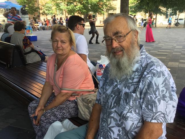 Richard and Teresa Silvester in Montreal. Picture: Cameron Stewart