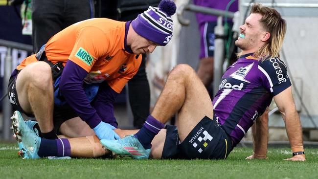 Ryan Papenhuyzen injured himself in 2022. Picture: NRL Imagery / Hamish Blair