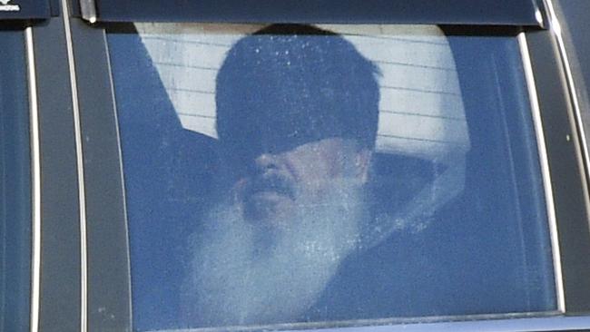 Abdul Nacer Benbrika leaves Barwon Prison last week. Picture: NCA NewsWire / Andrew Henshaw