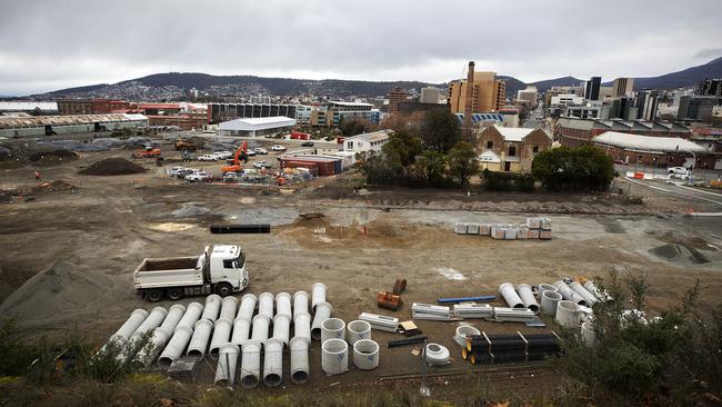 Macquarie Point, The Escarpment. Picture: Chris Kidd