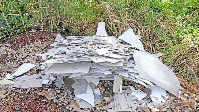 Lismore City Council has urged residents to help hold those illegally dumping asbestos to account. Picture: Lismore City Council