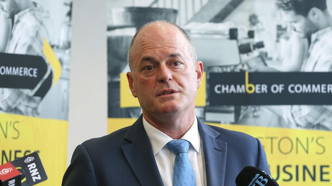 Former New Zealand National Party Leader Todd Muller resigned this morning, just nine weeks out from an election. Picture: Hagen Hopkins/Getty Images