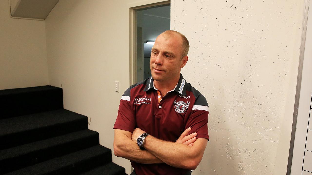 Geoff Toovey after the Manly Sea Eagles v Sydney Roosters round 25 NRL game at Brookvale Oval. pic Mark Evans