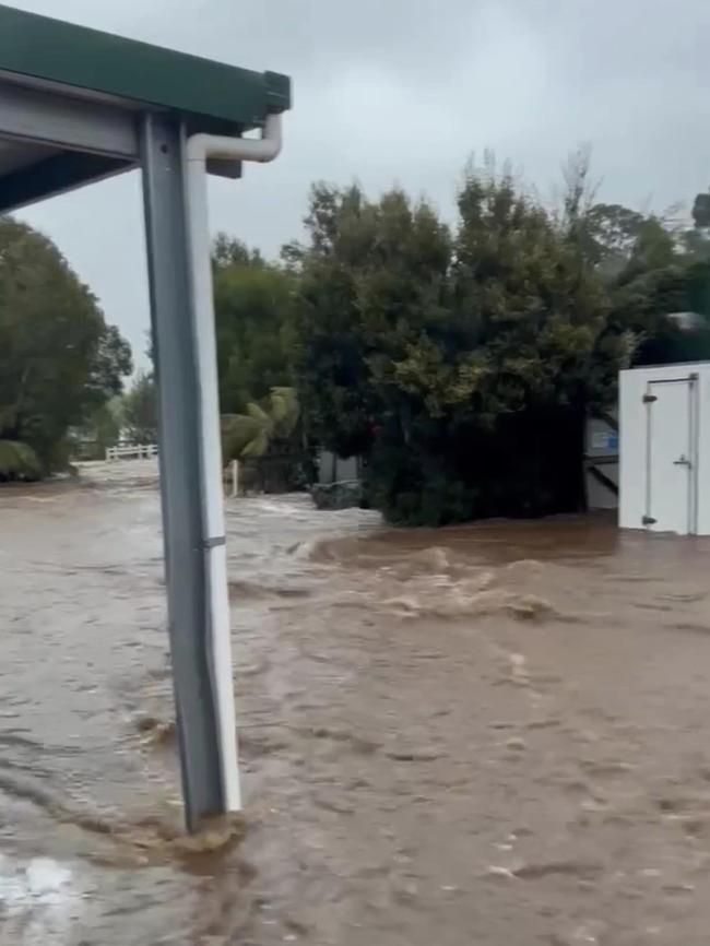 Flood tears through Wings Wildlife Park. Picture: Facebook