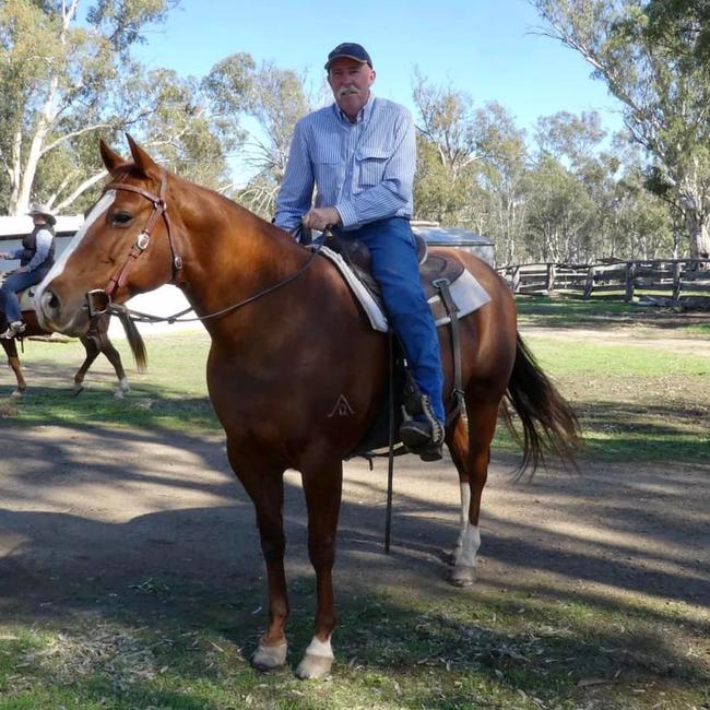 Barmah Brumby Preservation Group vice president Murray Willaton.