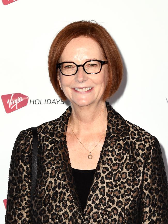 Former PM Julia Gillard spoke about the dignity of work. Picture: Gareth Cattermole/Getty Images