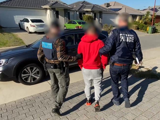 A Perth man described as a trusted member of a well-organised transnational drug trafficking syndicate was sentenced to 10 years’ imprisonment over two drug importations. Picture: Australian Federal Police