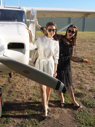 The Chufei Churan twins during their trip to Australia. Picture: Supplied/Alibaba