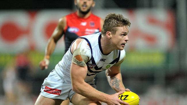 Fremantle and Melbourne player Colin Sylvia played more than 150 AFL games. Picture: Justin Sanson